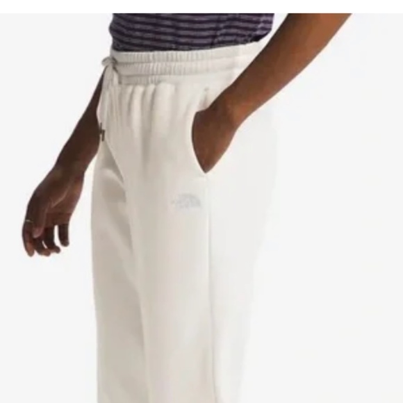 The North Face Half Dome Fleece Womens Sweatpants XS Cream - Picture 4 of 10